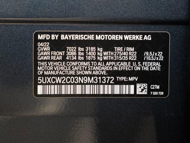 2022 BMW X7 xDrive40i