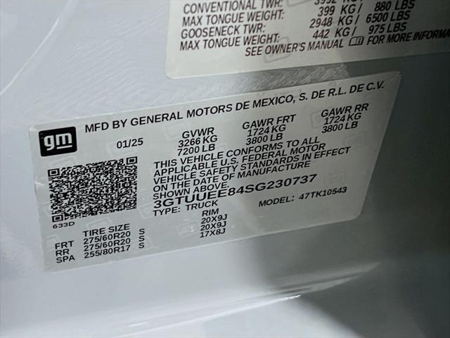 2025 GMC Sierra 1500 4WD Crew Cab Short Box AT4