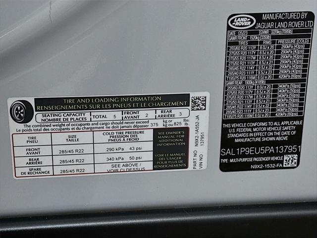 2023 Land Rover Range Rover Sport SE