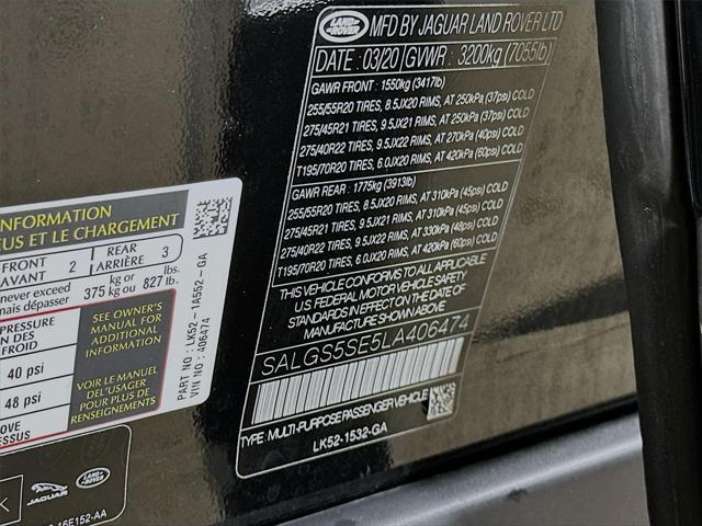 2020 Land Rover Range Rover Supercharged
