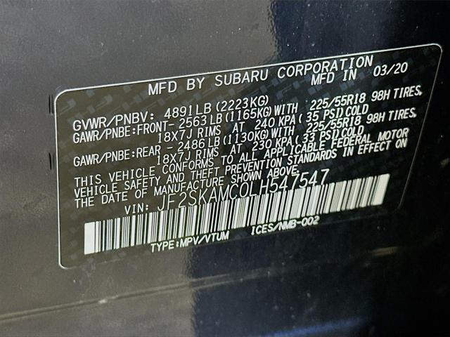 2020 Subaru Forester Sport