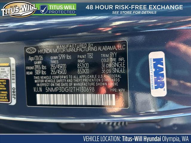 2026 Hyundai Santa Fe Hybrid Limited 7 Passenger