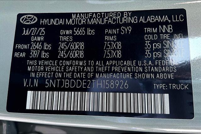 2026 Hyundai Santa Cruz SEL