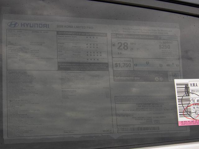 2026 Hyundai Kona Limited