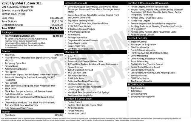2023 Hyundai Tucson SEL