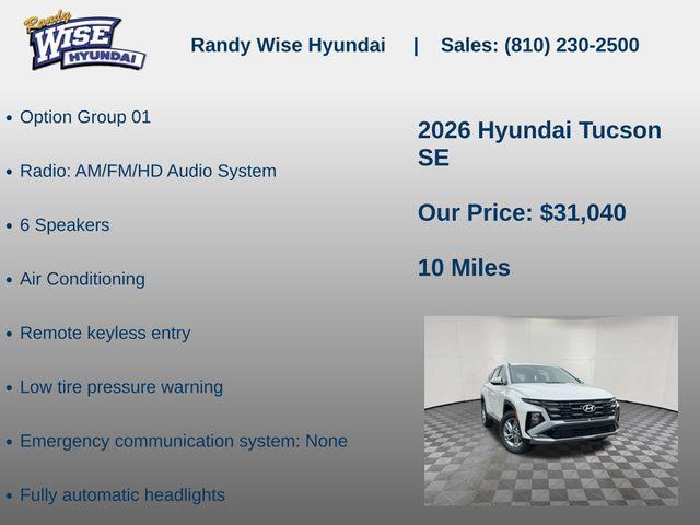 2026 Hyundai Tucson SE