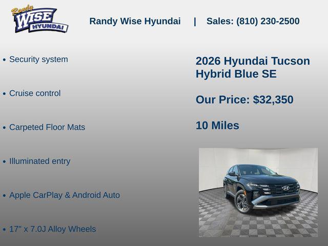 2026 Hyundai Tucson Hybrid Blue SE