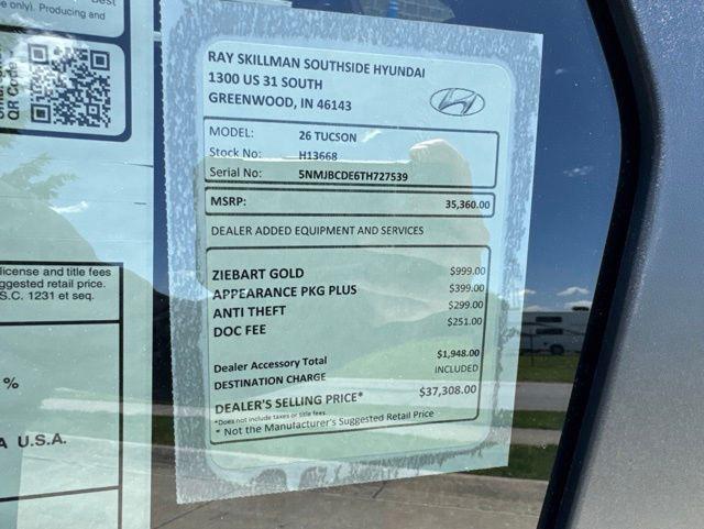 2026 Hyundai Tucson SEL