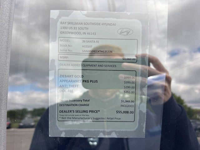 2026 Hyundai Santa Fe Hybrid Calligraphy