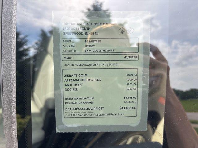 2026 Hyundai Santa Fe SEL