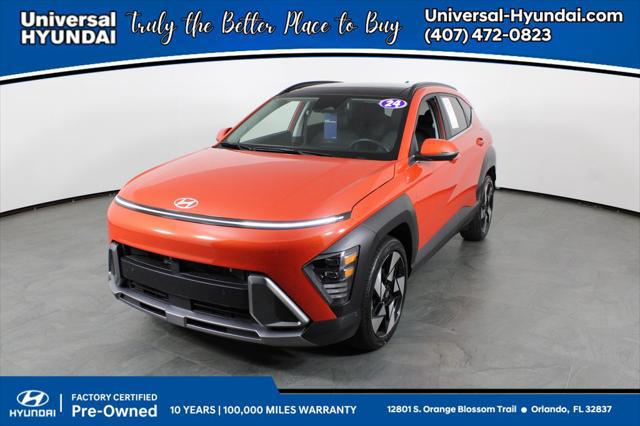 2024 Hyundai Kona Limited for sale in ORLANDO, FL
