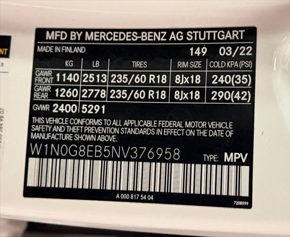 2022 Mercedes-Benz GLC 4MATIC SUV