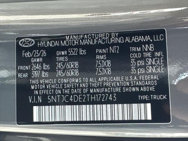 2026 Hyundai Santa Cruz SEL Activity