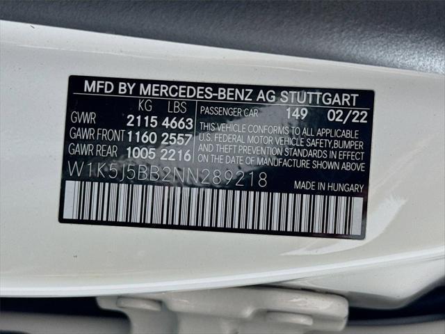 2022 Mercedes-Benz CLA-CLASS CLA 35 AMG 4MATIC