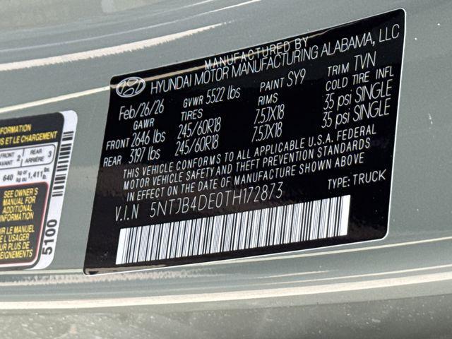 2026 Hyundai Santa Cruz SEL