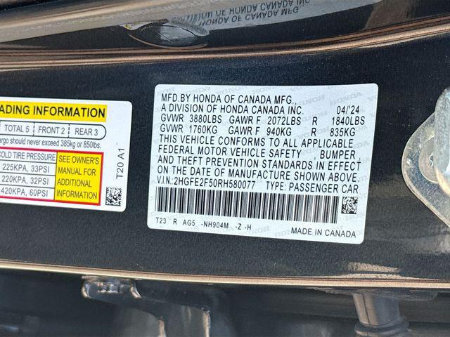 2024 Honda Civic Sport