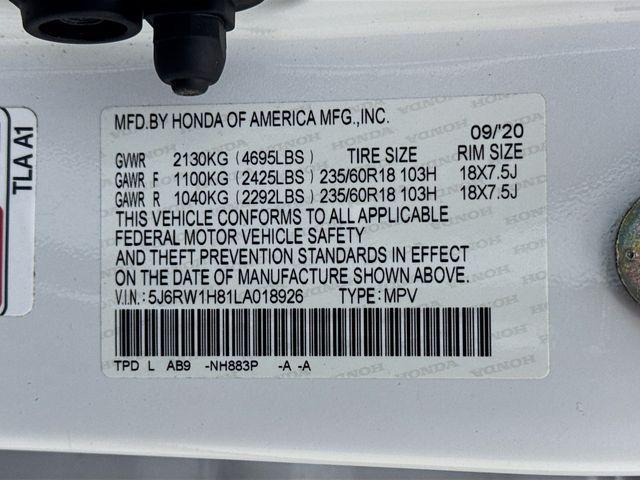 2020 Honda CR-V 2WD EX-L