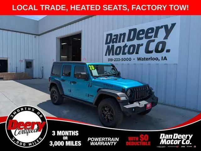2020 Jeep Wrangler Willys 4x4 for sale in Waterloo, IA