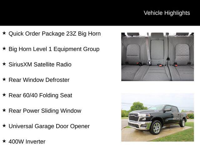 2026 RAM 1500 RAM 1500 BIG HORN CREW CAB 4X4 57 BOX