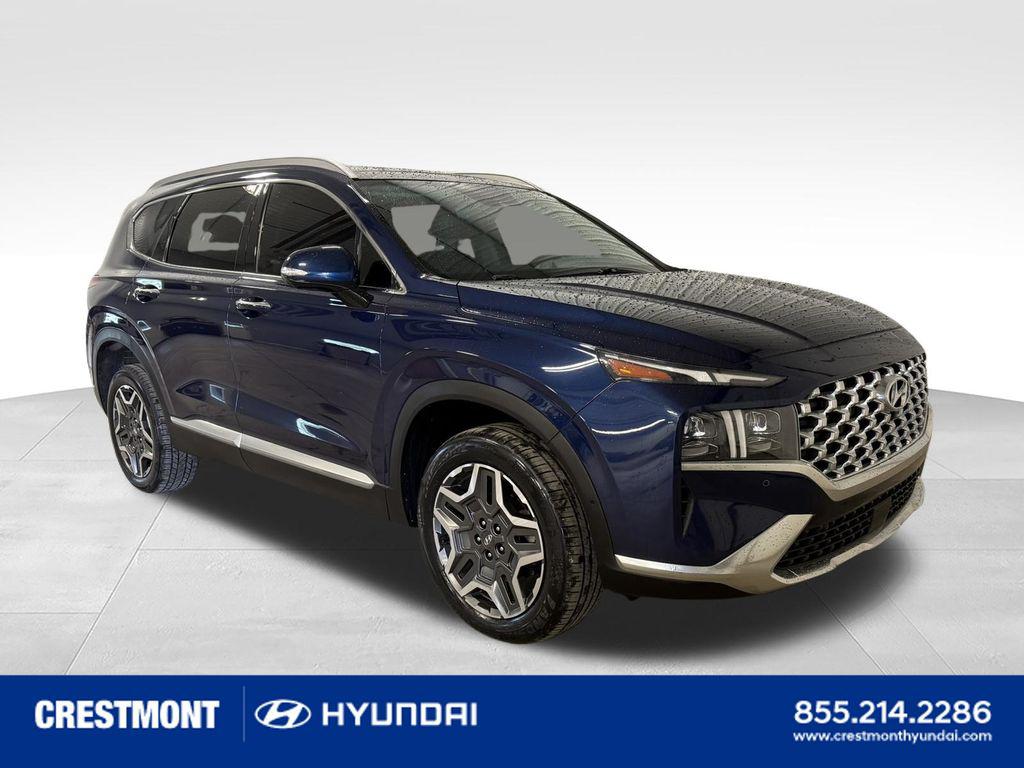 Blue (Stormy Sea) 2021 Hyundai Santa Fe SUV / Crossover All-Wheel Drive Automatic