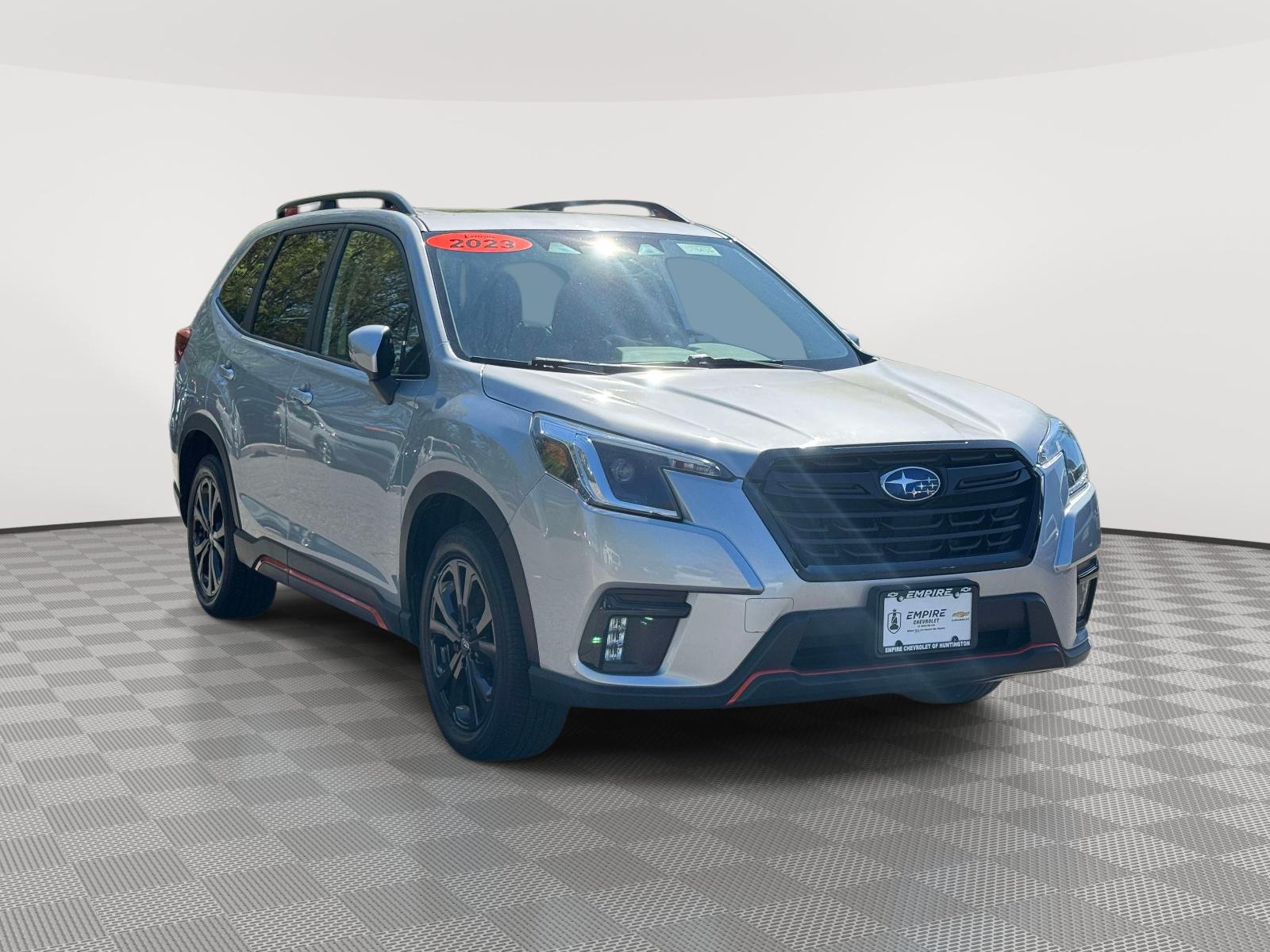 Ice Silver Metallic 2023 Subaru Forester Sport Crossover AWD SUV / Crossover All-Wheel Drive Automatic