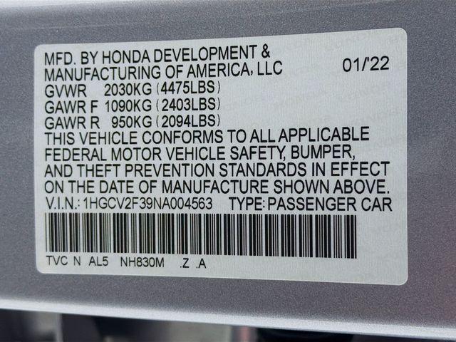 2022 Honda Accord Sport 2.0T