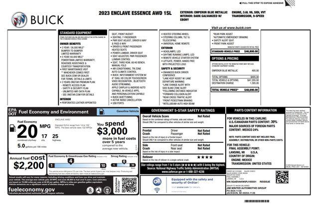 2023 Buick Enclave Essence AWD