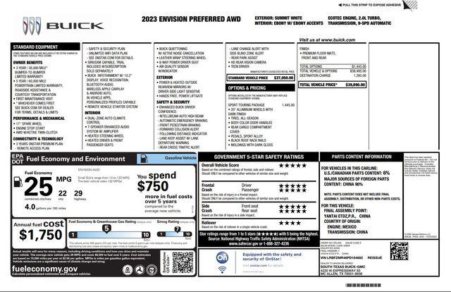 2023 Buick Envision Preferred AWD