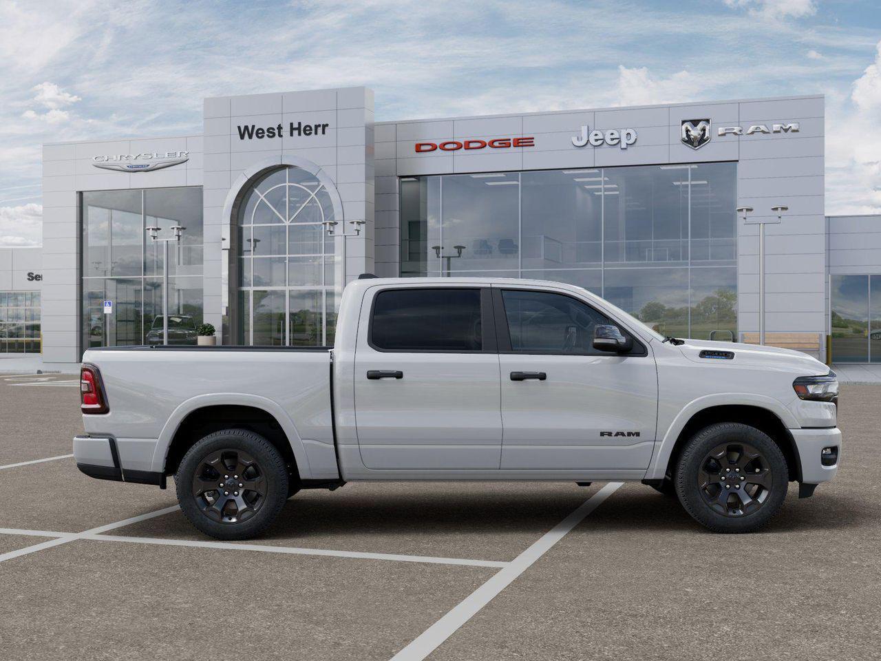 New 2026 Bright White Clear-Coat Exterior Paint RAM Big Horn image 47