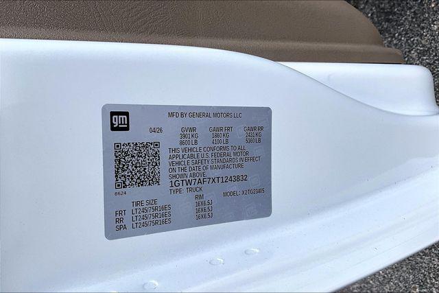 2026 GMC Savana Cargo 2500 Regular Wheelbase, Work Van, RWD