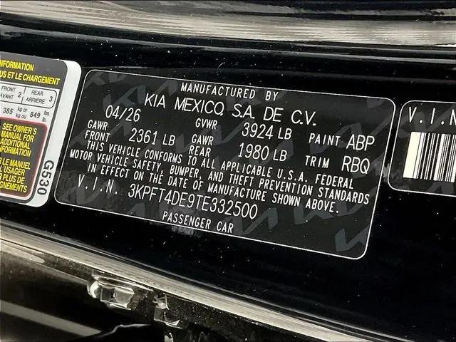 2026 Kia K4 LX