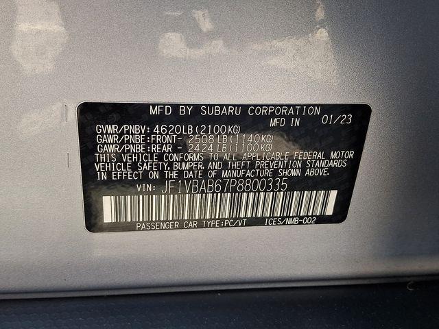 2023 Subaru WRX Unknown