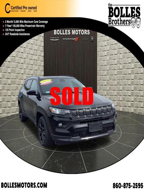 2022 Jeep Compass Altitude 4x4 for sale in Ellington, CT