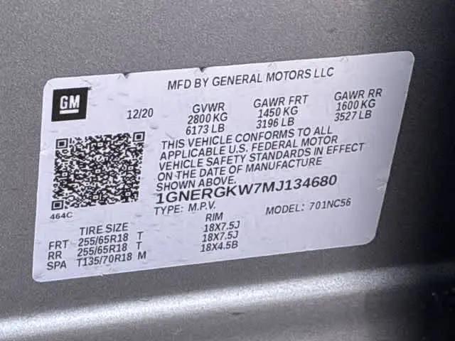 2021 Chevrolet Traverse FWD LT Cloth