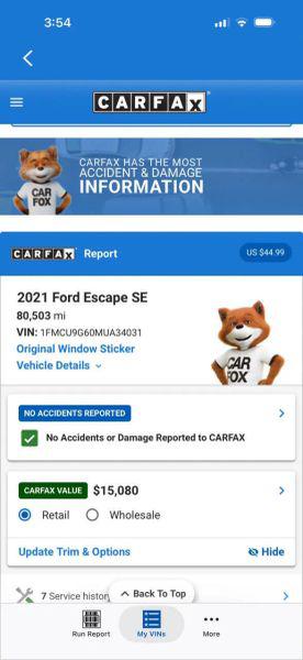 2021 Ford Escape SE