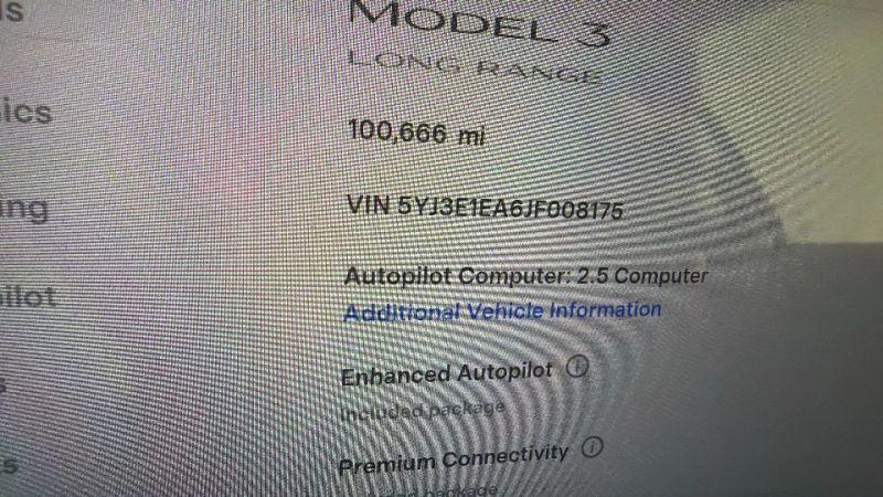 2018 Tesla Model 3 Long Range