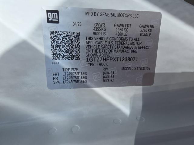 2026 GMC Savana Cargo 3500 Extended Wheelbase, Work Van, RWD