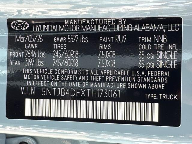 2026 Hyundai Santa Cruz SEL
