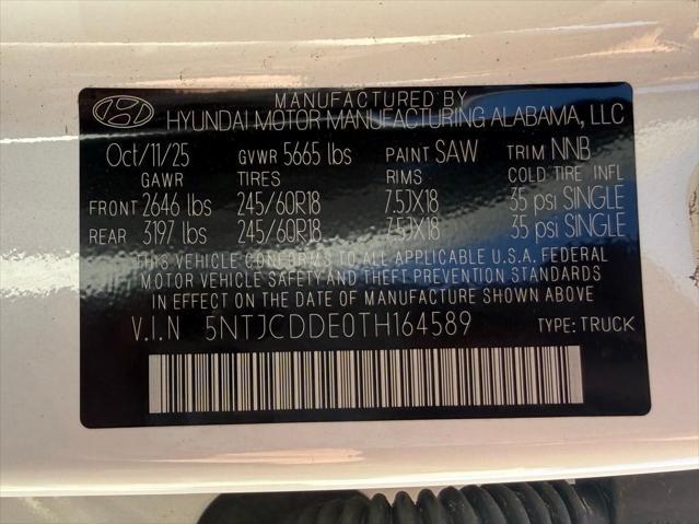 2026 Hyundai Santa Cruz SEL Activity