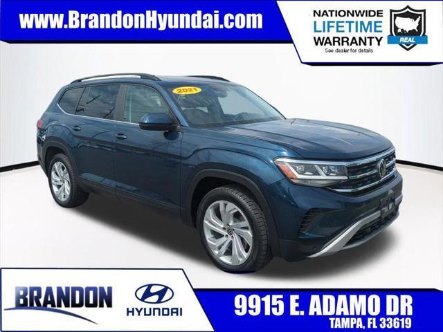 2021 Volkswagen Atlas 2.0T SE w/Technology for sale in TAMPA, FL