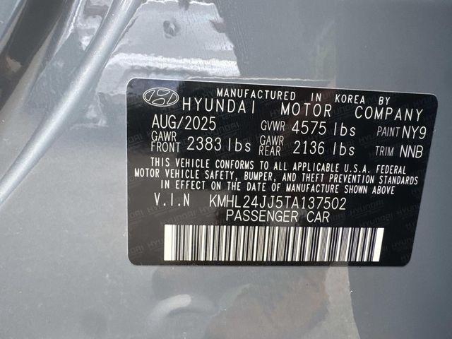 2026 Hyundai Sonata Hybrid Blue