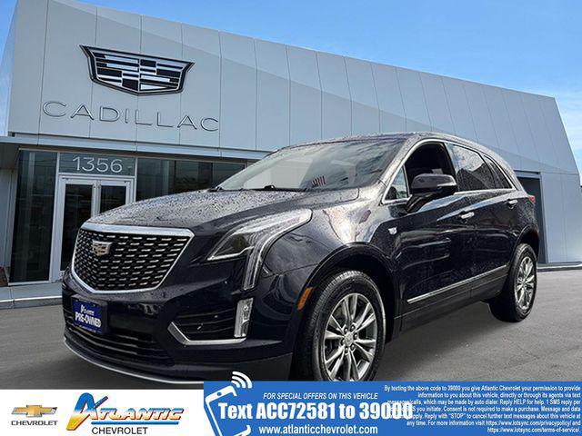 Blue Metallic 2022 Cadillac XT5 Premium Luxury AWD SUV / Crossover Four-Wheel Drive 9-Speed Automatic
