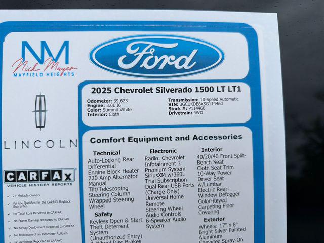 2025 Chevrolet Silverado 1500 4WD Crew Cab Standard Bed LT