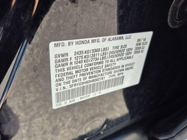 2017 Acura MDX w/Advance Package