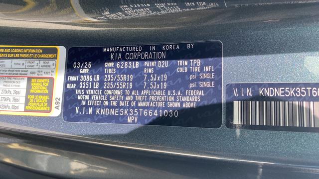2026 Kia Carnival MPV SX