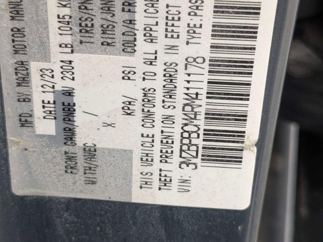 2024 Mazda Mazda3 2.5 S Carbon Edition