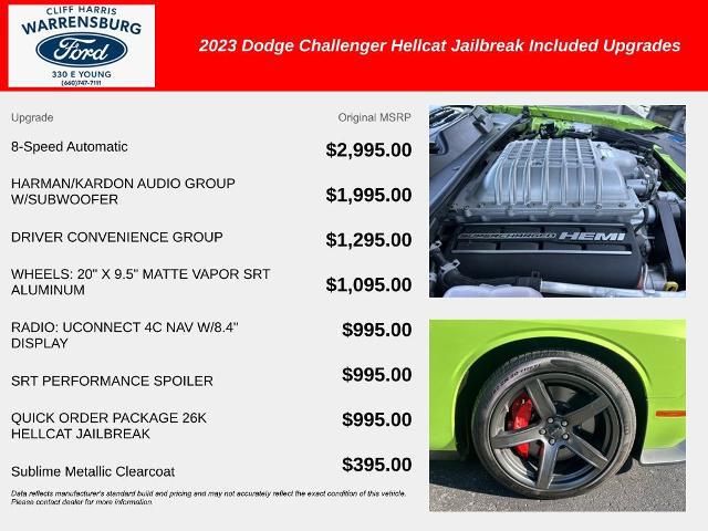2023 Dodge Challenger SRT Hellcat Jailbreak
