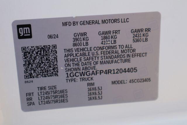 2024 Chevrolet Express Cargo Van RWD 2500 Regular Wheelbase WT