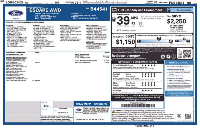 2023 Ford Escape ST-Line Select