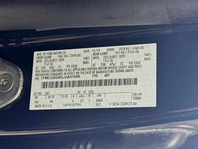 2020 Ford Escape SE